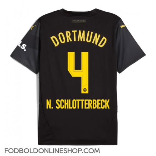 Borussia Dortmund Nico Schlotterbeck #4 Udebanetrøje 2024-25 Kortærmet